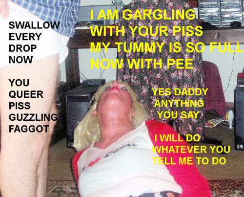 XXX nastymichelle:  SISSY FAG QUEER NASTY MICHELLESHOVE photo