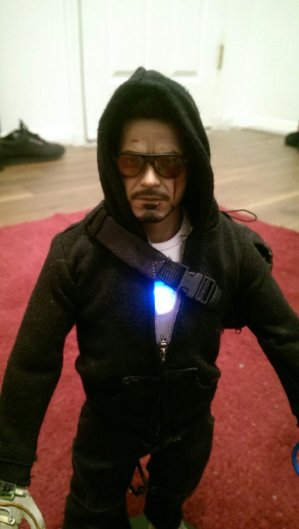 I finally got a Tony Stark Hot Toy. I am excited!