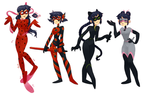 Some Ladybug’s costumes :з