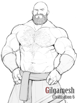 rykerst:Gilgamesh sketchInspired by this amazing