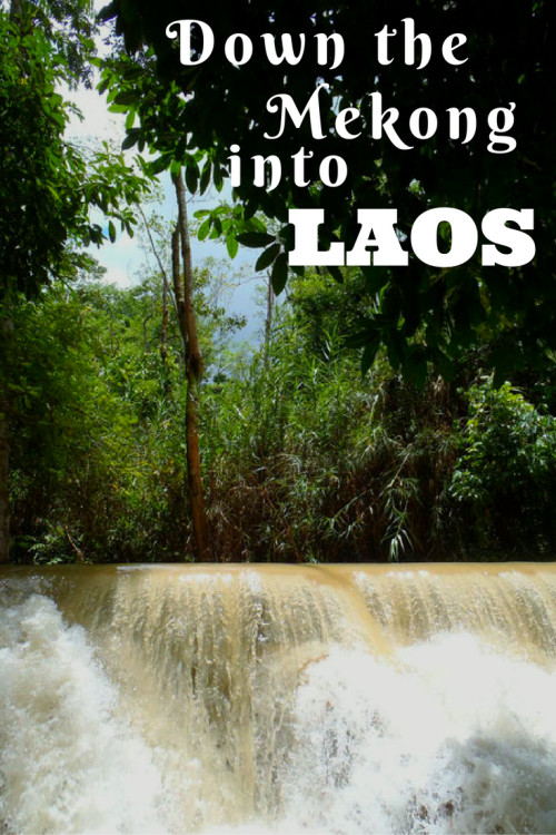 Floating down the Mekong to Luang Prabang, Laos.