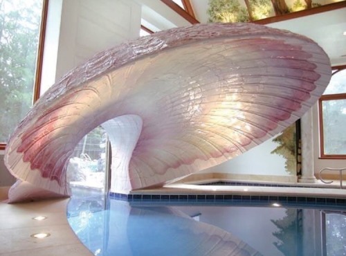 thetriumphofpostmodernism: Clamshell inside-outside pool designed by Nick Powell of Craig Bragdy Des