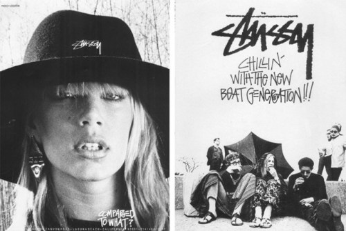 yodaprod:  Vintage Stüssy Ads in the 80′s & 90′s