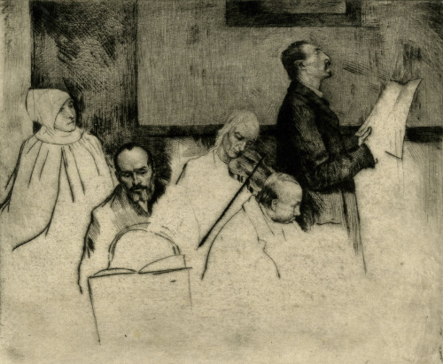 The RehearsalWilliam Strang (British; 1859–1921)1889Drypoint The British Museum, London | © The Trus