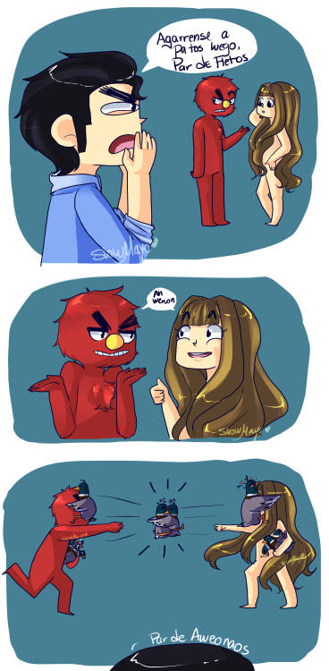 murallamuerta:  slowpokelife:  Agarrense a pato par de fletos!! Soy muy literal >:c SpeedPaint: https://www.youtube.com/watch?v=QujoEo5KIY0Slowmayo  Jajajaja tenia que ser la Mayo slowpokelife xD