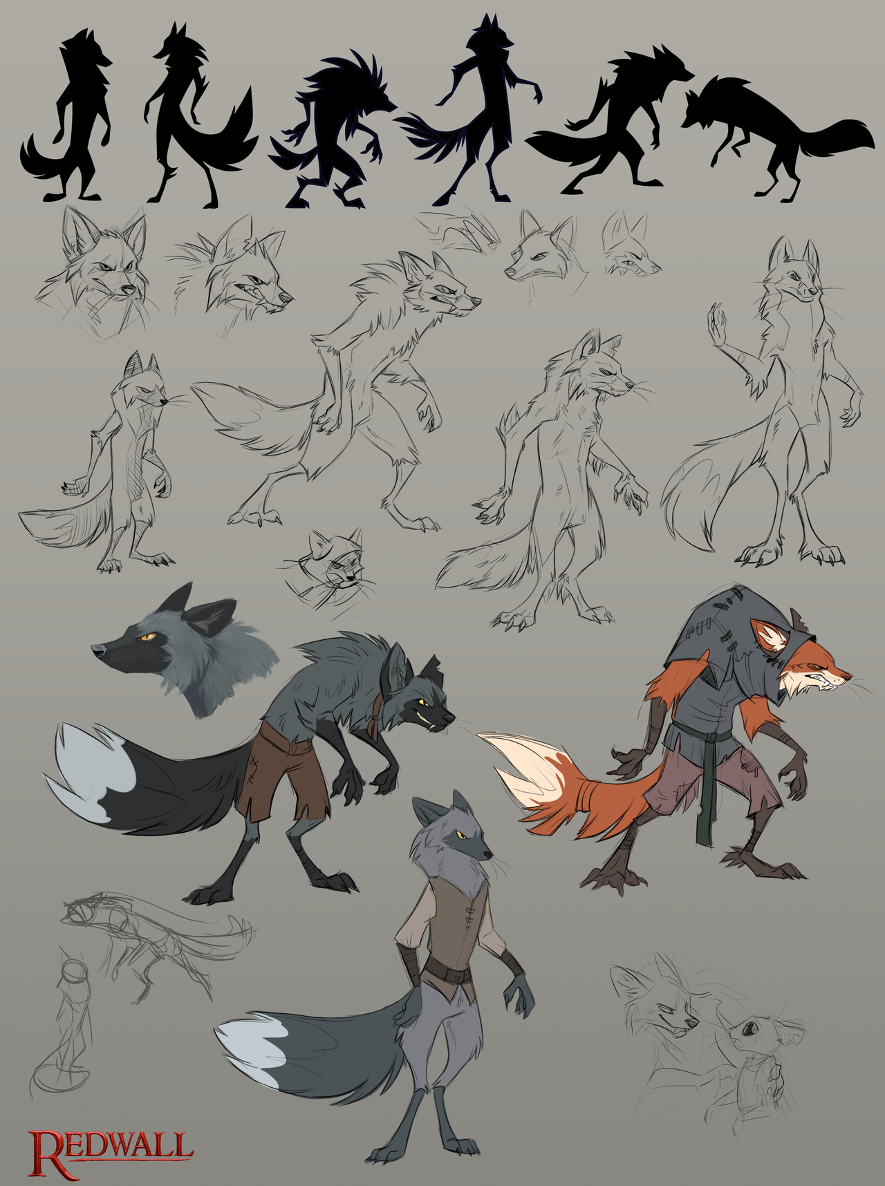 zukitz:I was on a bit of Redwall nostalgia kick, so I designed a fox character that