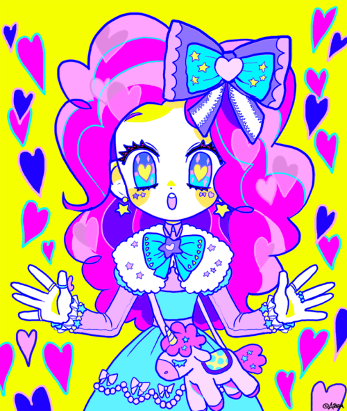 area0302: [My Little Pony] kuro lolita RARITY &amp; amai lolita PINKIE PIE