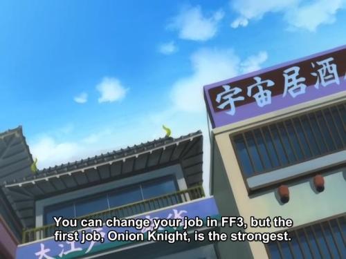 Ok Gintama, you can even make references from Final Fantasy xD (Gintama Episode 136)