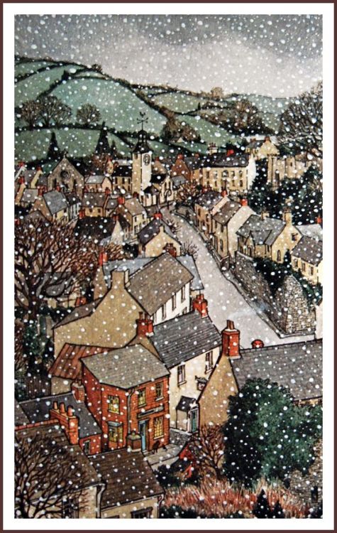 onarangel: Trina Schart Hyman’s illustration of A Child’s Christmas in Wales, by Dylan Thomas