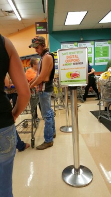 jjcountryside:  Saw this Cowboy today  hot dang 