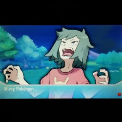 Geez, what is wrong with your face?!?!  #Pokémon #AlphaSapphire