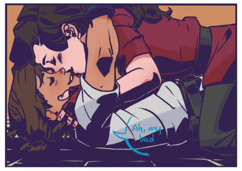artsypencil:    Asami and Korra Sparring     Asami doesn’t get as much cred as a martial artist as she deserves. So her showing off her skills to her beloved Korra in a comic made me quite giddy :)     As much as i love making these comics, doing it