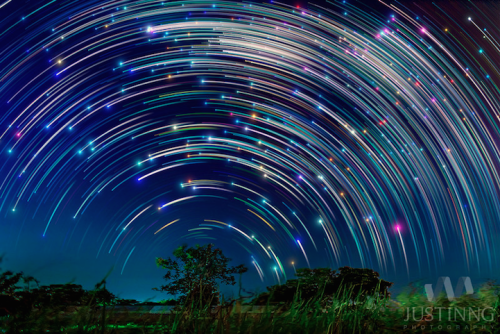 mymodernmet:  Singapore-based photographer Justin Ng captures absolutely breathtaking photos of the night sky, including these dazzling composite images of star trails curving over various landscapes. 