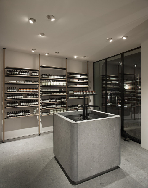  Aesop’s new Hamburg store by Belgian studio Vincent Van Duysen Architects.www.aesop.comhttp:/