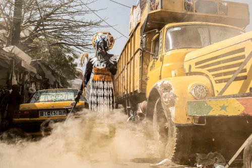 huffingtonpost: Afrofuturist Photos Transform Senegal’s Trash Into Haute CoutureThere are cert