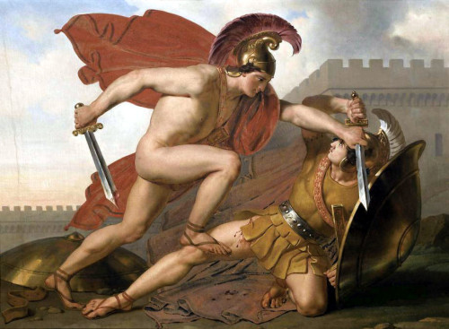 Le Combat by Anne-Louis Girodet de Roussy-Trioson