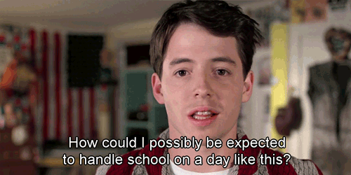 not-so-morbid:The first day of school.