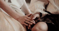 typicaldamon:He doesn’t tell me that he loves me;                                  He shows me