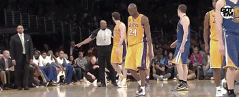 gotemcoach:  KOBE RETURNS:   The man in these images had just ripped the major tendon