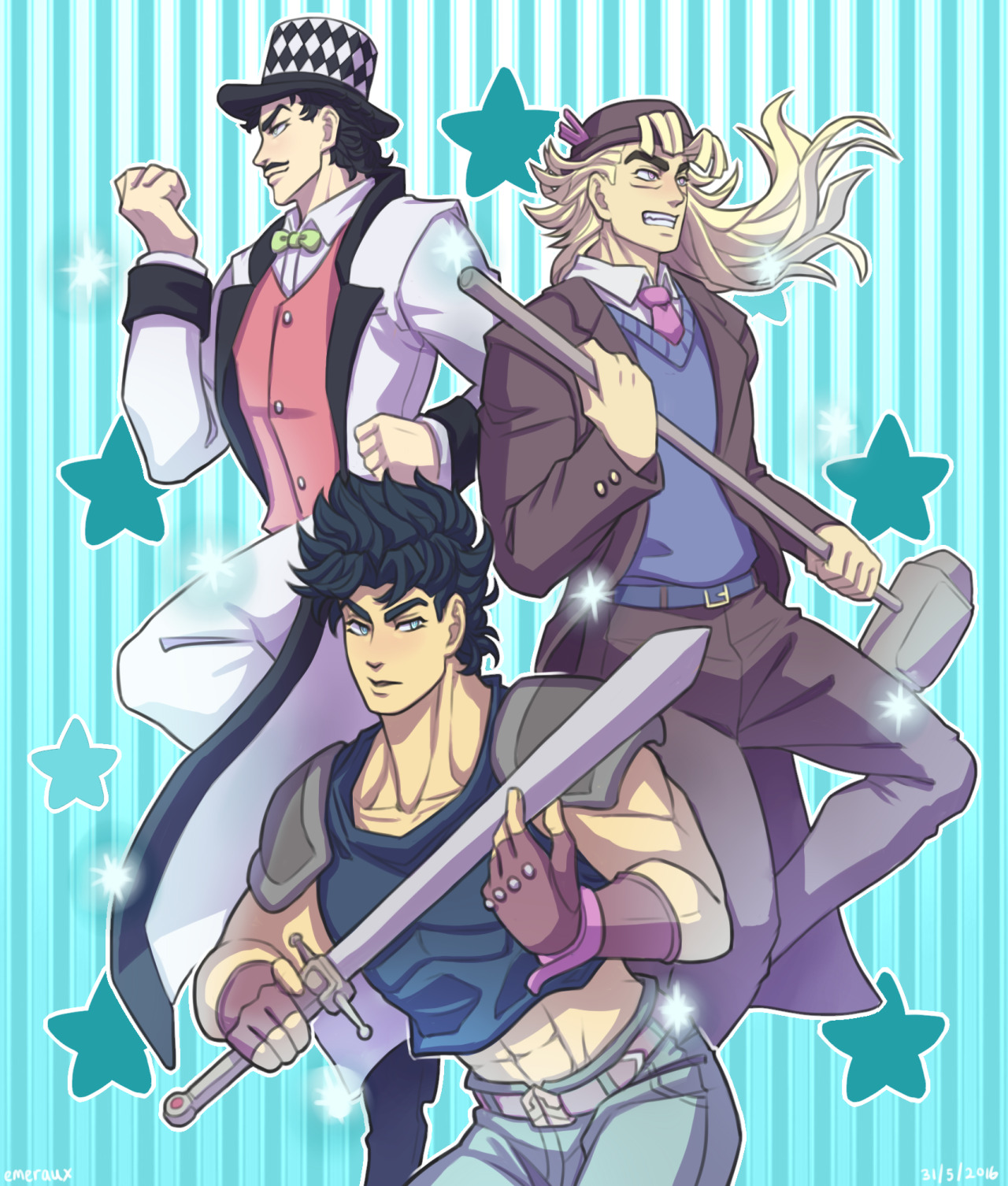 emeraux:  the original trio! 