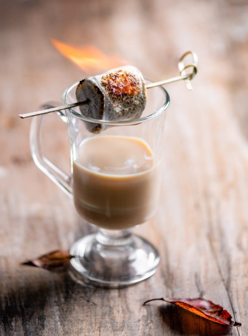 freshbrewedlife:Toasted Marshmallow Campfire Cocktail | Two Cups Flour 