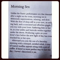 Yup&hellip;I fully agree #morningsex