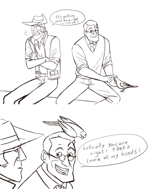tfstayquiet: Here also starts to get cold, my hands are really frozen!