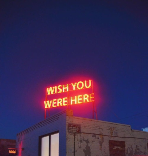 neonaddicts:  Wish you were here