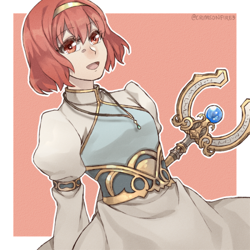 30 Days of FE Clerics or PriestsTo heal you during quarantineDay 14: Maria from Shadow Dragon / Myst