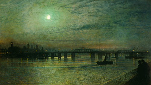Battersea Bridge, 1885, John Atkinson Grimshaw