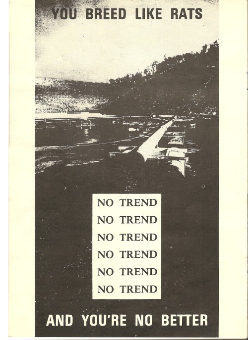 NO TREND Scan from the booklet of &ldquo;The Gift Of Noise&rdquo; compilation by L'Invitation au Sui