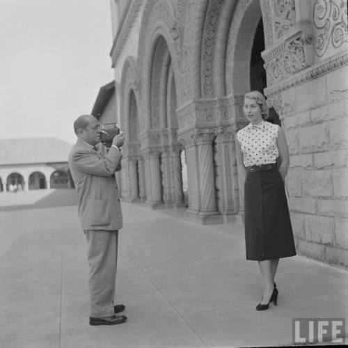 Talent scout with prospect(Edward Clark. 1951)