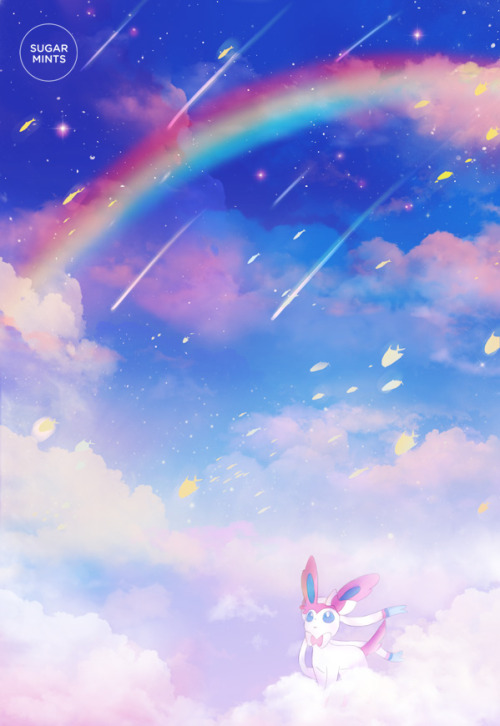 sugarmint-dreams:  All the eeveelutions! :)  