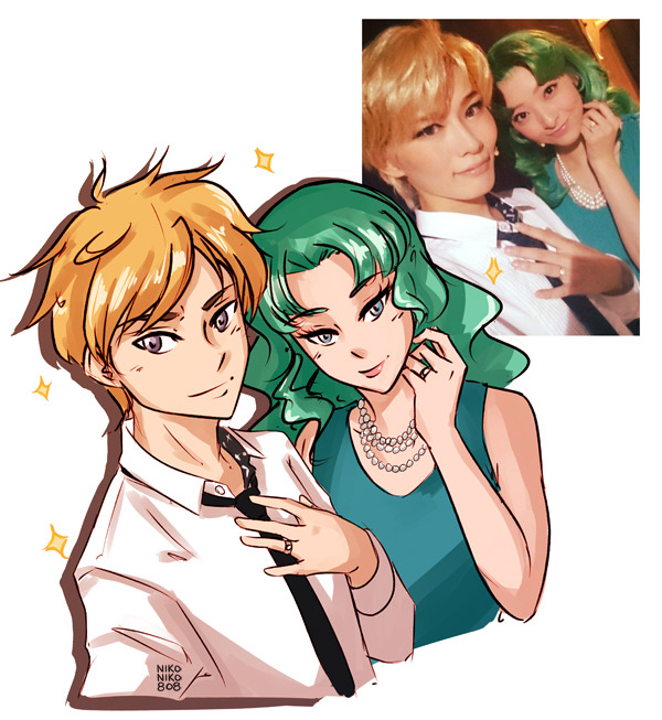 nikoniko808:  Ok Shuu and Sayaka literally made Haruka and Michiru come alive onstage