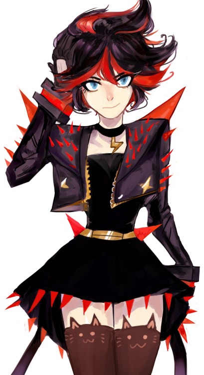 secretmusician23: Punk Ryuko for @seki-fukushuu