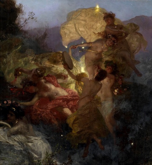 spirit-of-art:Henryk Hektor Siemiradzki, The Temptation of Saint Jerome (detail)