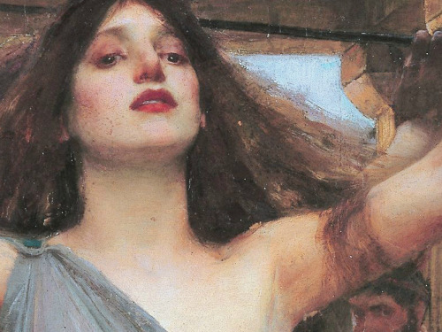 John William Waterhouse, Circe offering the cup to Odysseus (details), 1891