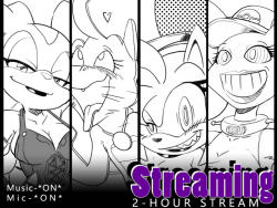 Streaming tonight from 8:30pm cst to 10:30pm cst. Pay stream at ศ for 20min sketch (max 1 character) or ิ for 30min sketch (max 2 characters). https://picarto.tv/kandlin
