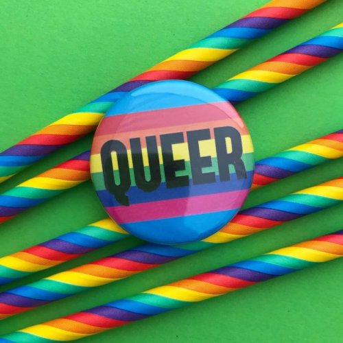 snootyfoxfashion: Queer Pins and Patch from fairycakes x / x / x ️‍ This is a queer-positiv