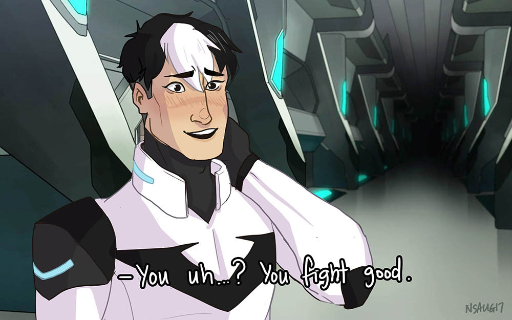 katiehollt:matt now has luke skywalker’s gay space poncho aesthetic and shiro is