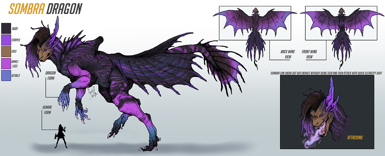 feradami:  Overwatch Dragons (Dragonwatch) - Doomfist and Sombra Reference GuidesThese