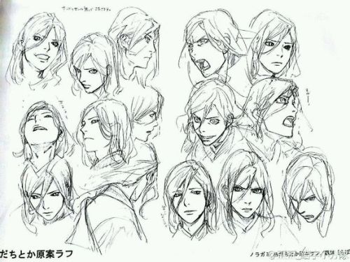 flamingo-chan:  Rabou’s design from Movic’s Noragami Animation Book