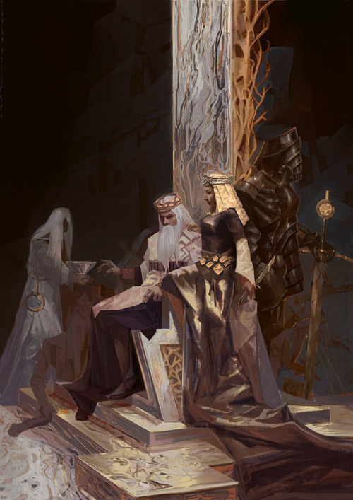 conceptartworld: Check out this recent illustration ‘King’ by concept artist and illustr