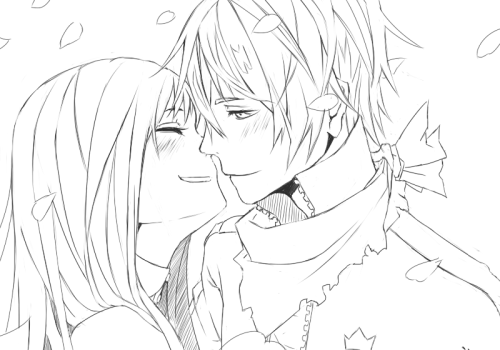 lavihs:   Finally managed to draw them~ I love Yato &amp; Hiyori ♥ The drawing is a bit m