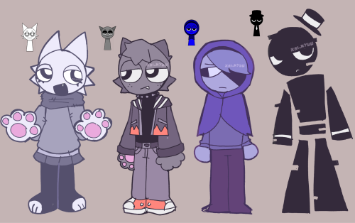 Sprunki Designs! Just Incase I Wanna Draw Any Of Them(especially Owakcx, Insane Motherfucker That I Love)