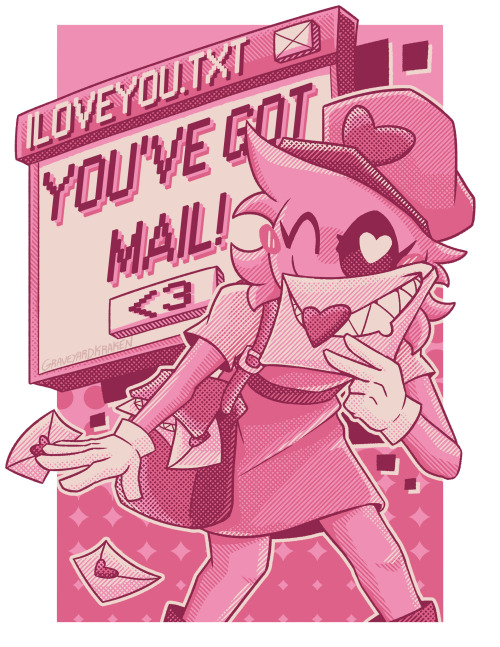 Oh Look, A Love Letter! Surely It's Safe To Open... Right?Happy Valentine's Day! Here's A Luvbug For