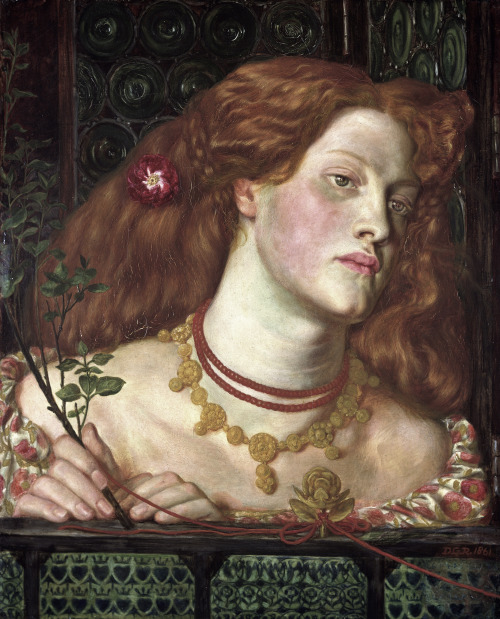 Fair Rosamund by Dante Gabriel Rossetti, 1861.