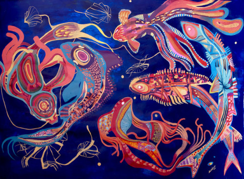 Estela Cuadro (Argentinian, b. 1979, Buenos Aires, Argentina) - 1: Eminencia, 2014  2: Constelacione
