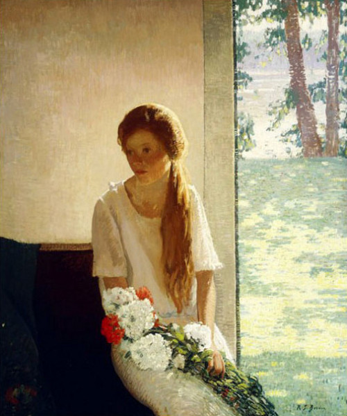 saltyinfluencersoul:the-paintrist:lawhimsy:Girlhood by Rae Sloan Bredin 1880-1933 ~ LaRae Sloan Bred