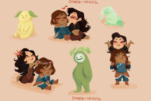 crazie-crissie: korrasami chibi commission for a friend 